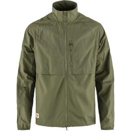 Fjällräven HC Hybrid Wind Jacket M Men’s Outdoor jackets Green Main Front 73524