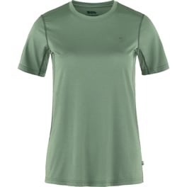 Fjällräven Abisko Day Hike SS W Women’s T-shirts & tank tops Green Main Front 48959