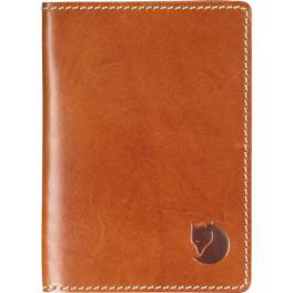 Fjällräven Leather Passport Cover Unisex Travel accessories Brown Main Front 16457