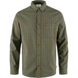 Fjällräven Sörmland Lite Flannel Shirt M Men’s Shirts Green Main Front 65658